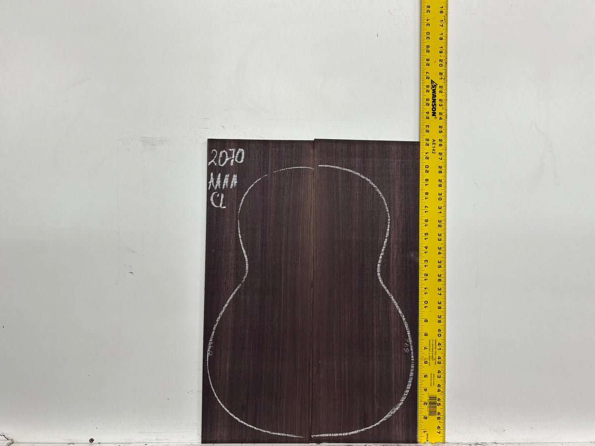 East Indian Rosewood Classical AAAA Grade Guitar Back & Side Set #2070 - Exotic Wood Zone