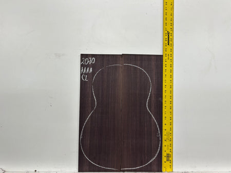 East Indian Rosewood Classical AAAA Grade Guitar Back & Side Set #2070 - Exotic Wood Zone