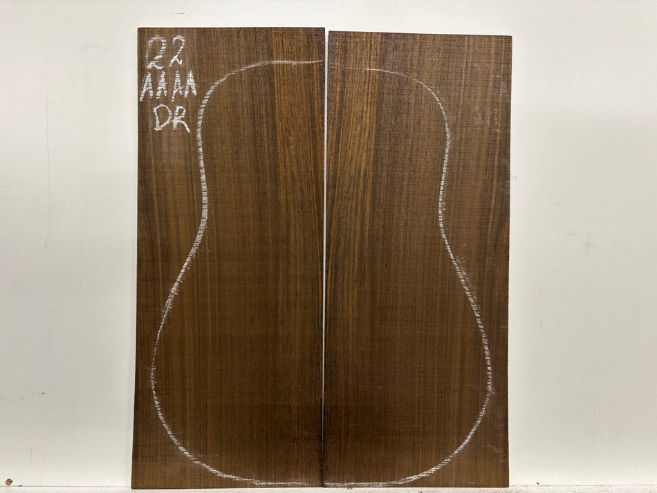 East Indian Rosewood Dreadnought AAAA Grade Guitar Back Set #22