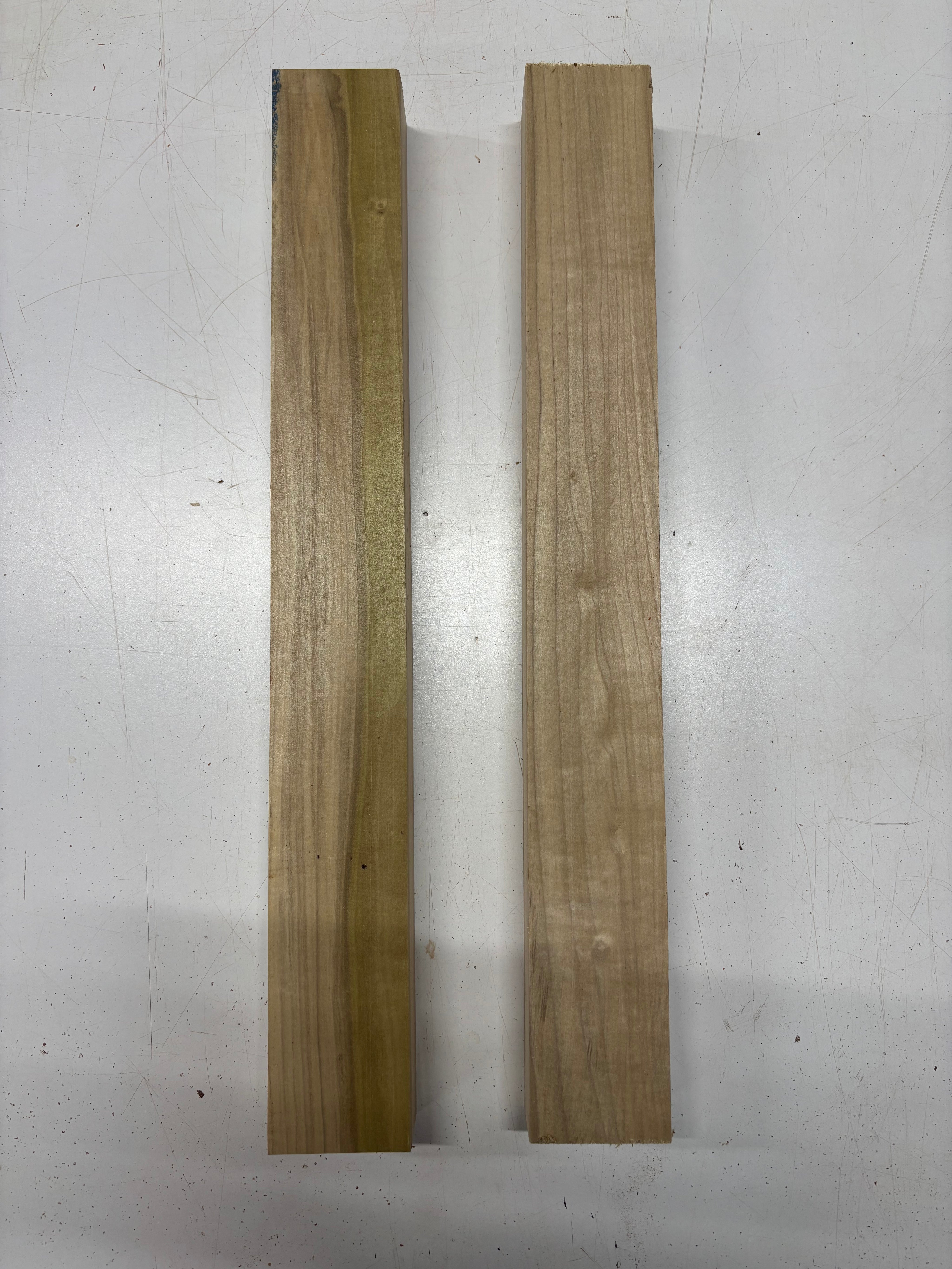 2 Pack, Poplar Guitar Neck Blanks 21"x2-1/2"x1-3/4"#6898 - Exotic Wood Zone