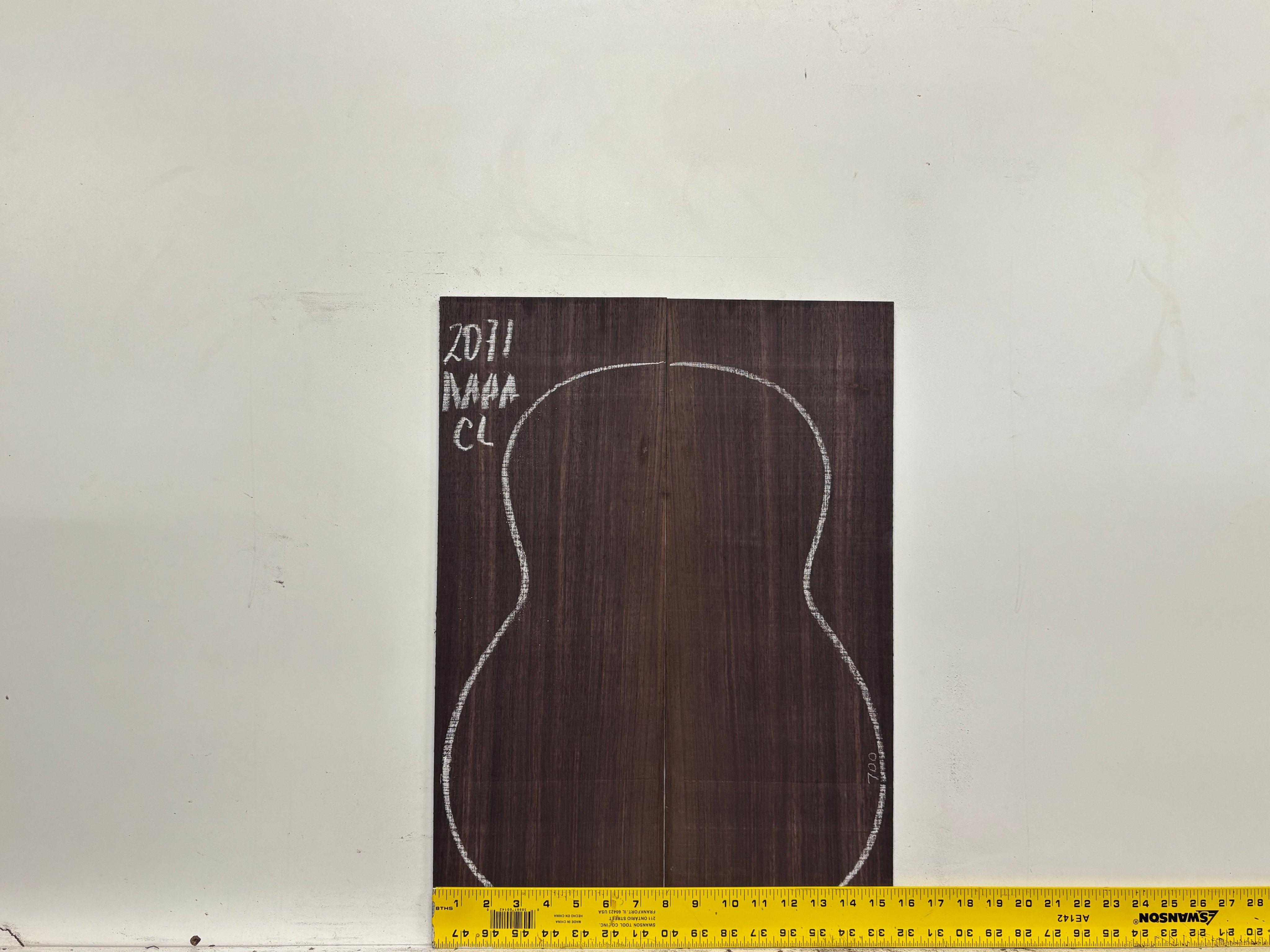East Indian Rosewood Classical AAAA Grade Guitar Back & Side Set #2071 - Exotic Wood Zone