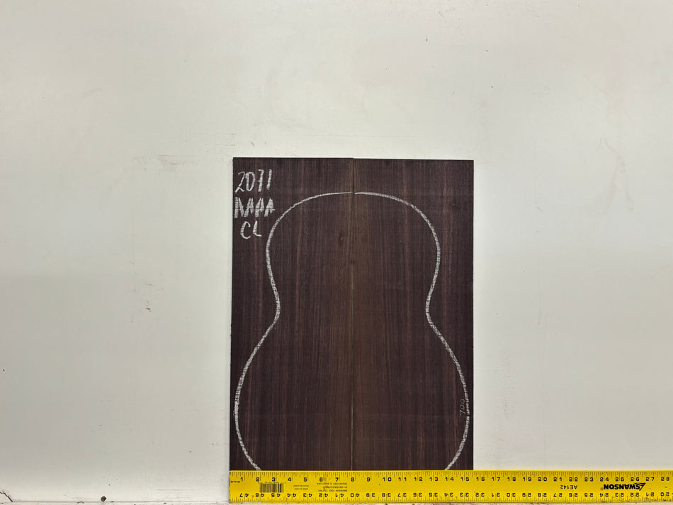 East Indian Rosewood Classical AAAA Grade Guitar Back & Side Set #2071 - Exotic Wood Zone