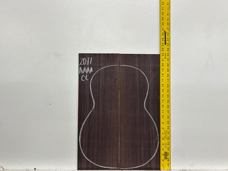 East Indian Rosewood Classical AAAA Grade Guitar Back & Side Set #2071 - Exotic Wood Zone