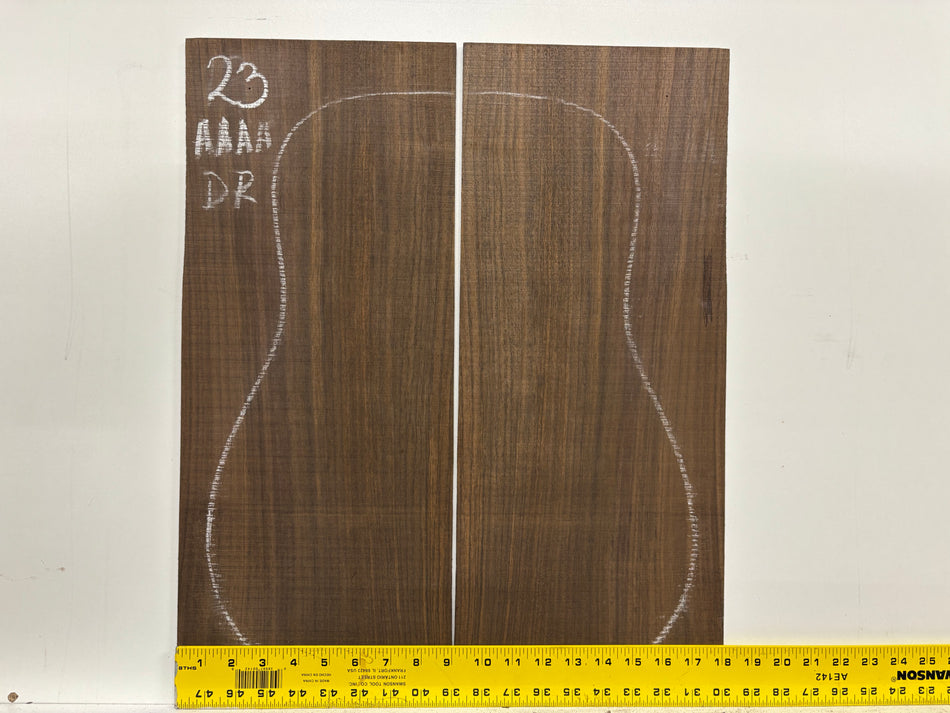 East Indian Rosewood Dreadnought AAAA Grade Guitar Back Set #23