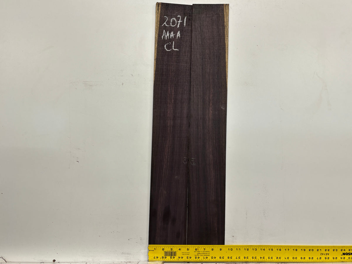 East Indian Rosewood Classical AAAA Grade Guitar Back & Side Set #2071 - Exotic Wood Zone