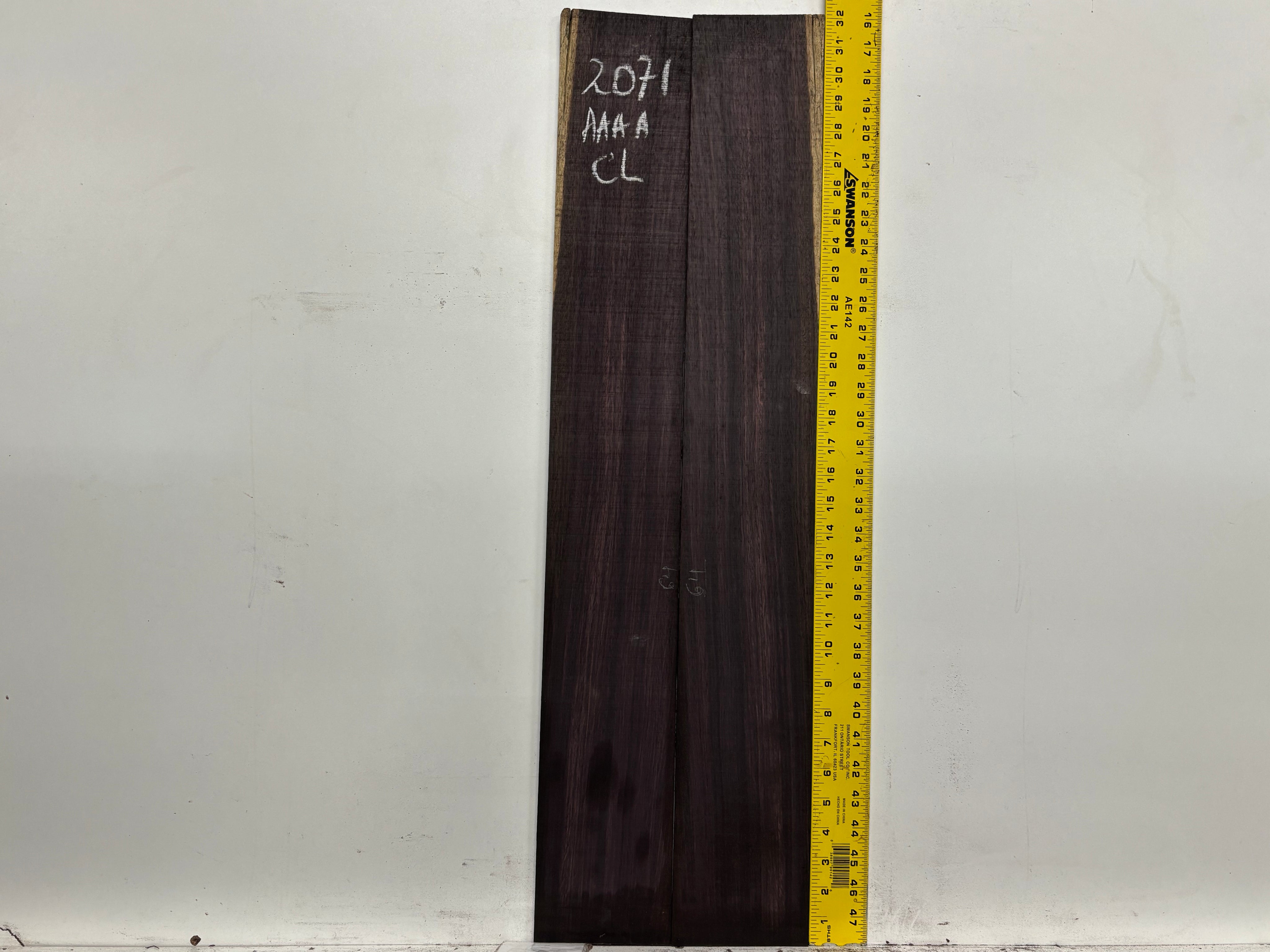 East Indian Rosewood Classical AAAA Grade Guitar Back & Side Set #2071 - Exotic Wood Zone
