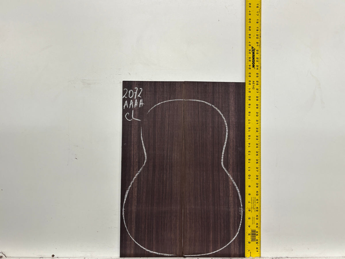 East Indian Rosewood Classical AAAA Grade Guitar Back & Side Set #2072 - Exotic Wood Zone