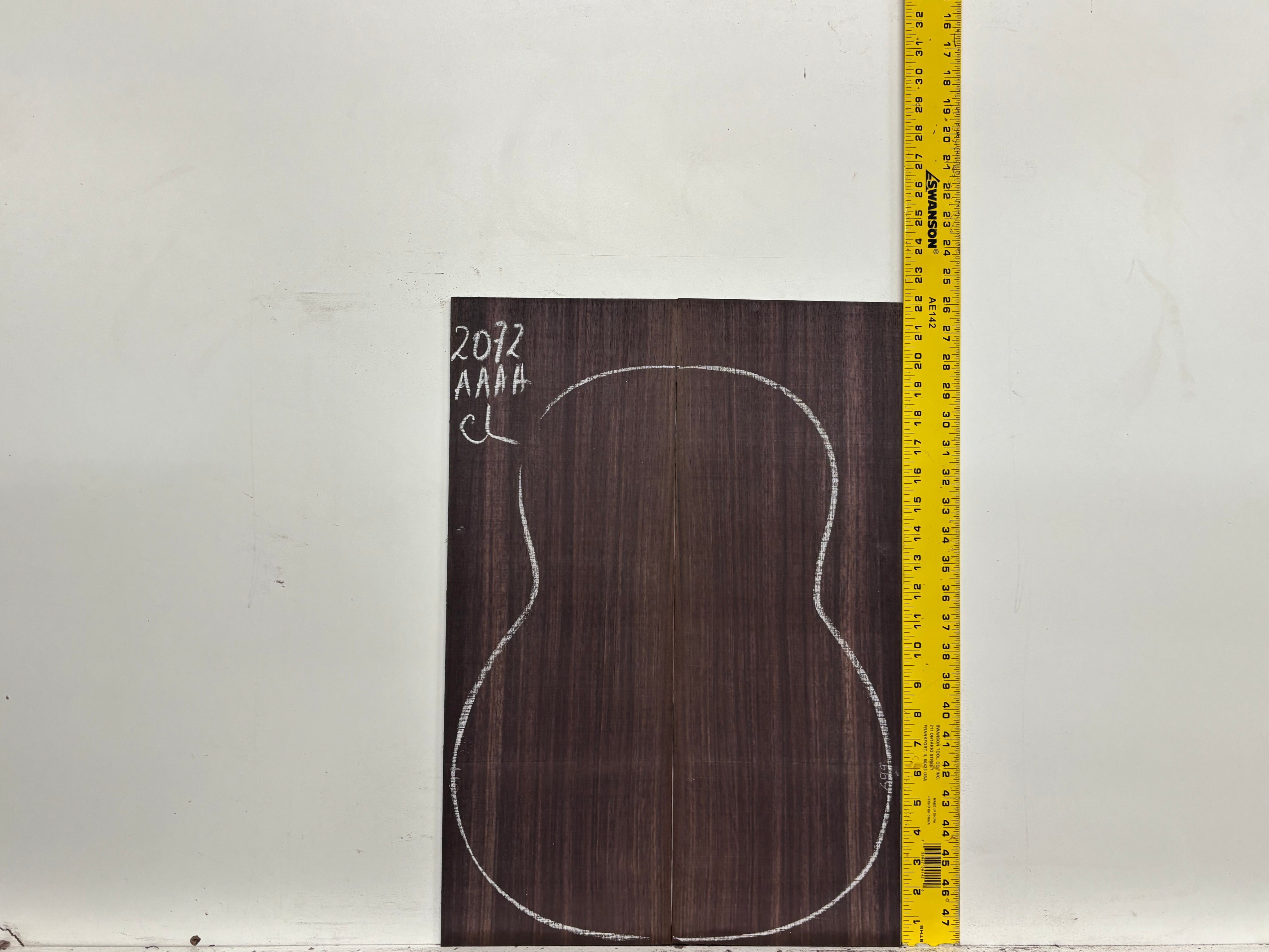 East Indian Rosewood Classical AAAA Grade Guitar Back & Side Set #2072 - Exotic Wood Zone