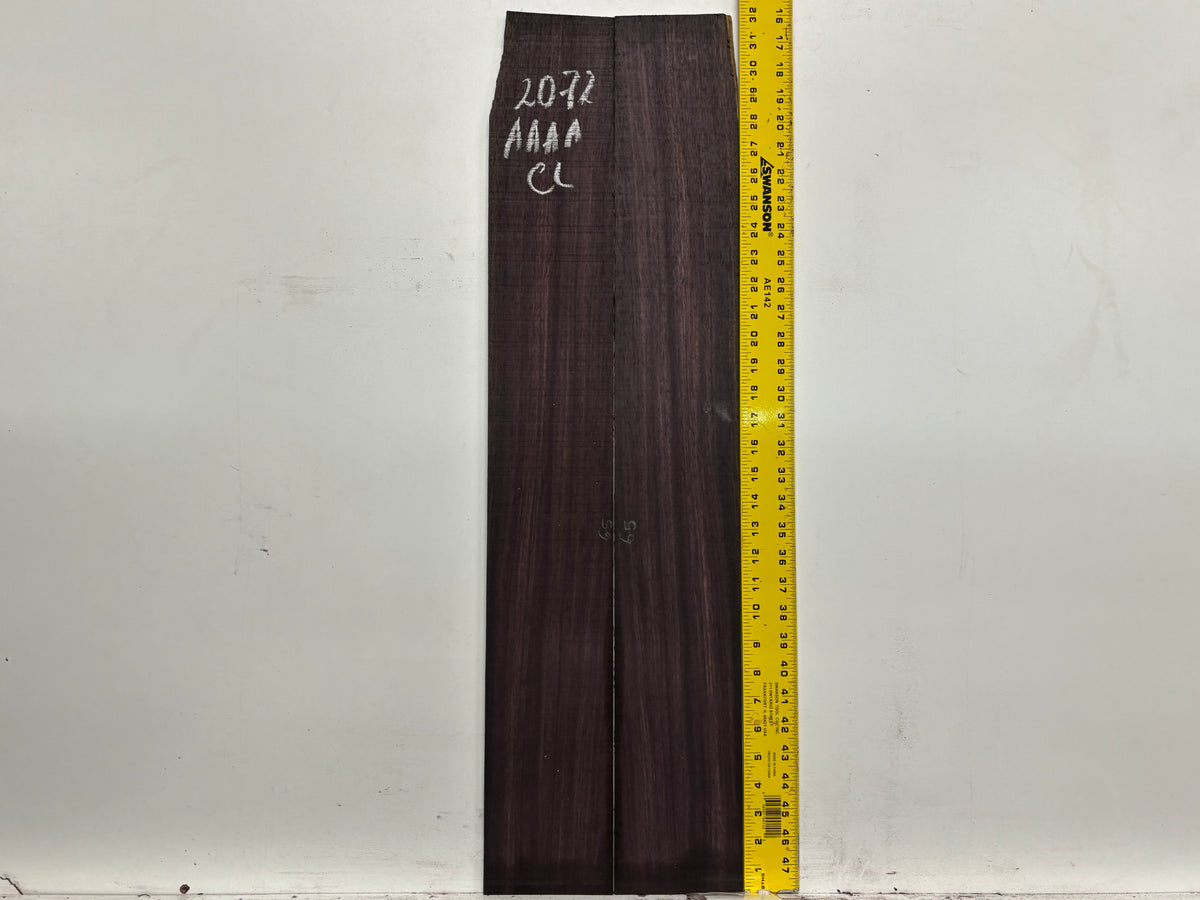 East Indian Rosewood Classical AAAA Grade Guitar Back & Side Set #2072 - Exotic Wood Zone