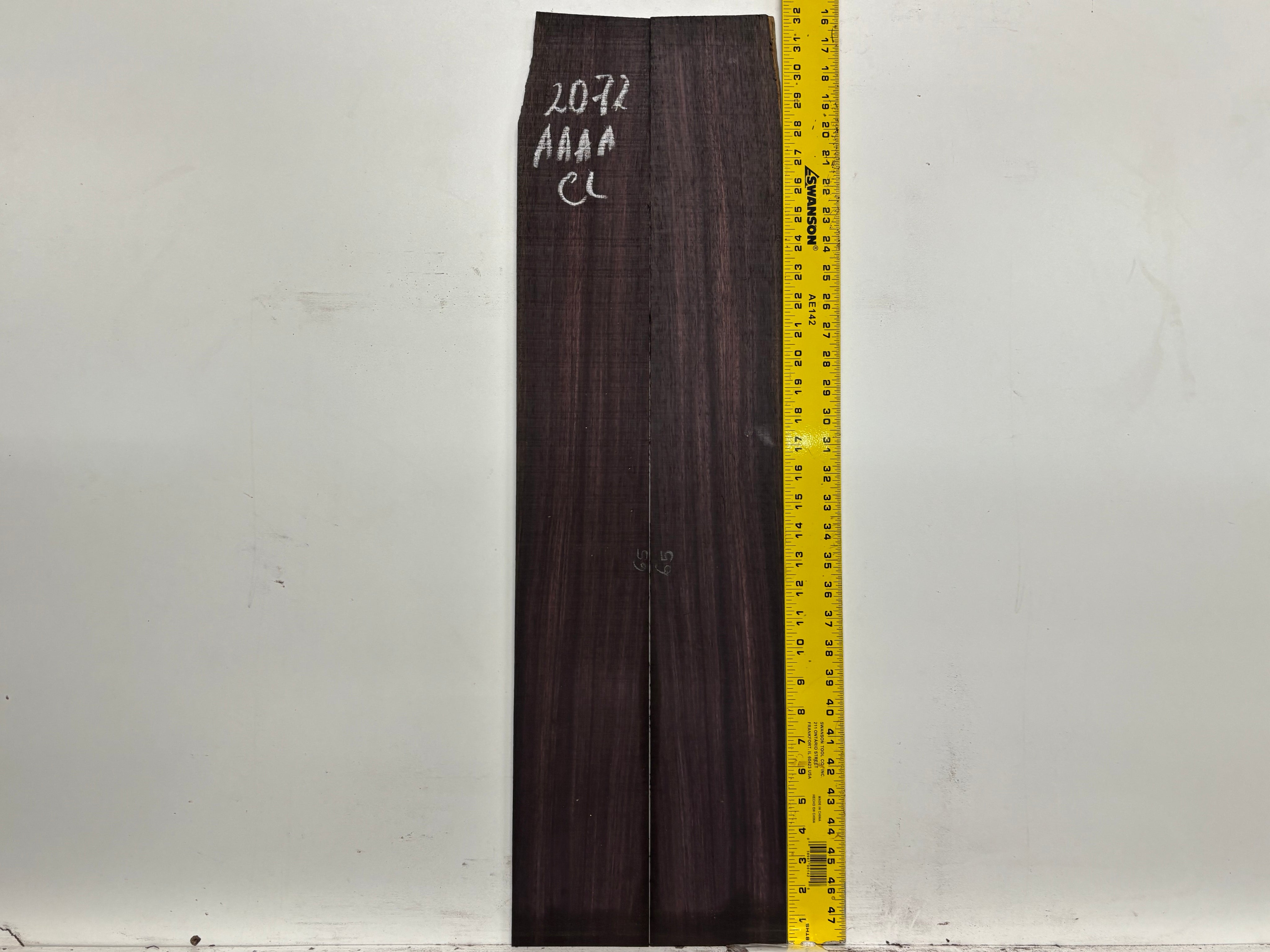 East Indian Rosewood Classical AAAA Grade Guitar Back & Side Set #2072 - Exotic Wood Zone