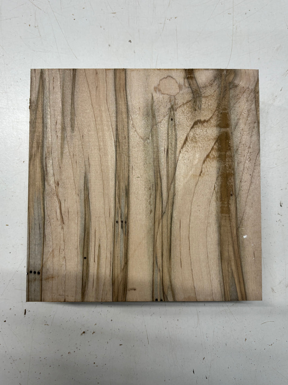 1 Piece, Ambrosia Maple Bowl Blank 8"x8"x2-7/8"#6905