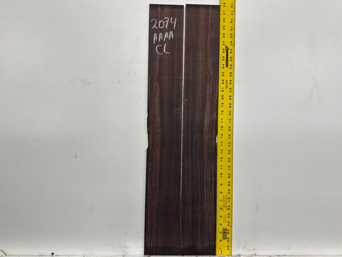 East Indian Rosewood Classical AAAA Grade Guitar Back & Side Set #2074 - Exotic Wood Zone