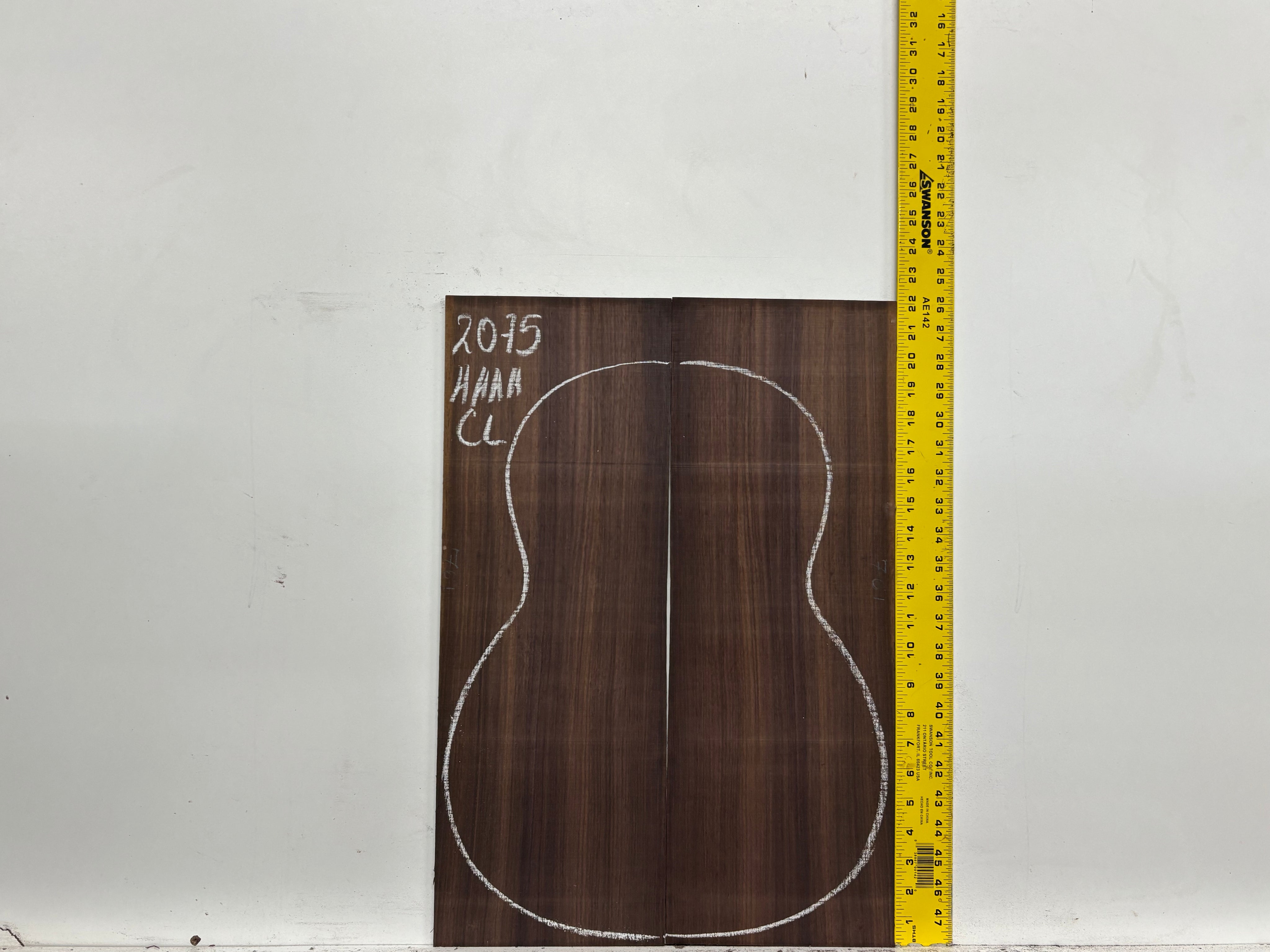 East Indian Rosewood Classical AAAA Grade Guitar Back & Side Set #2075 - Exotic Wood Zone