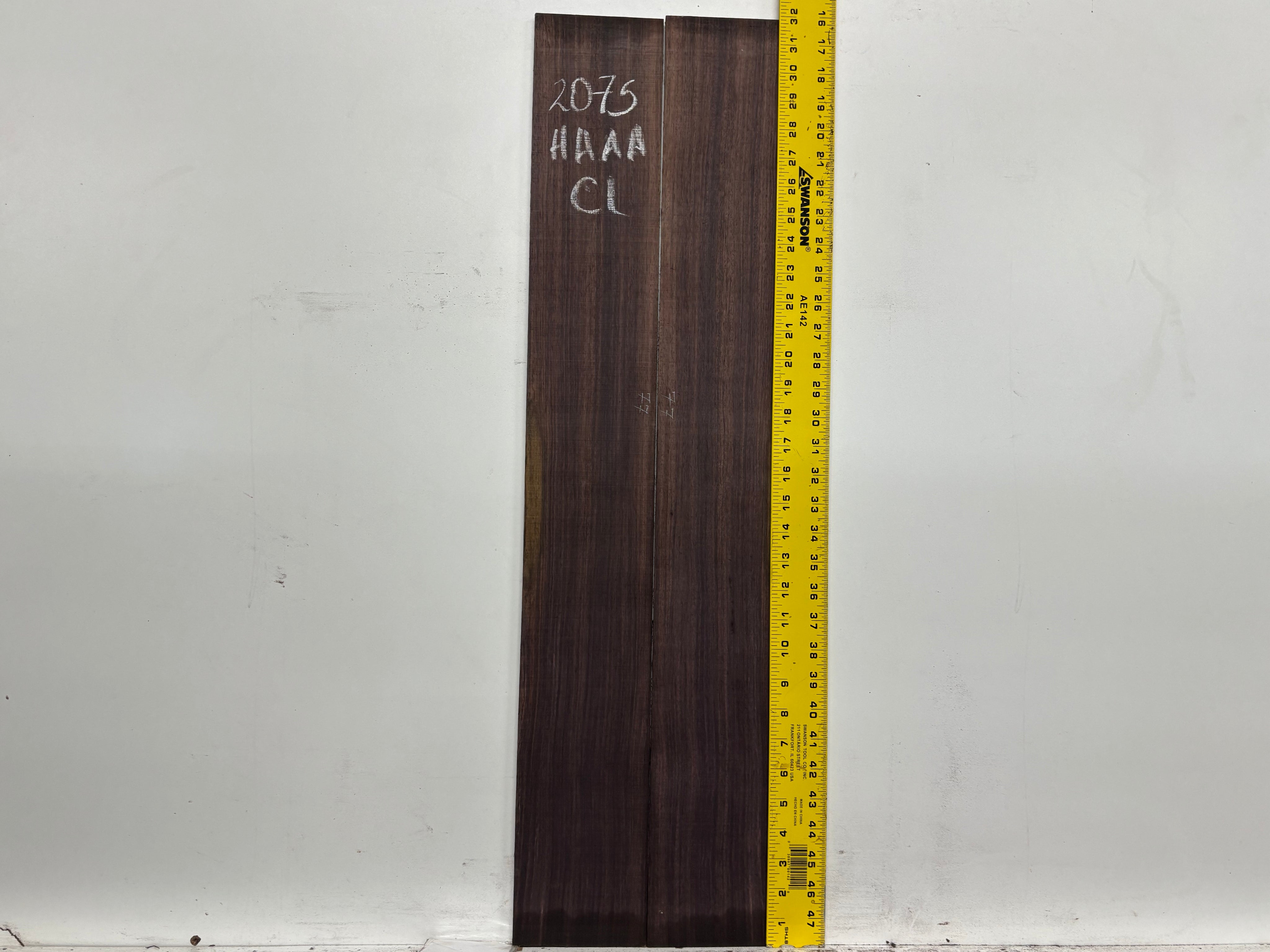 East Indian Rosewood Classical AAAA Grade Guitar Back & Side Set #2075 - Exotic Wood Zone