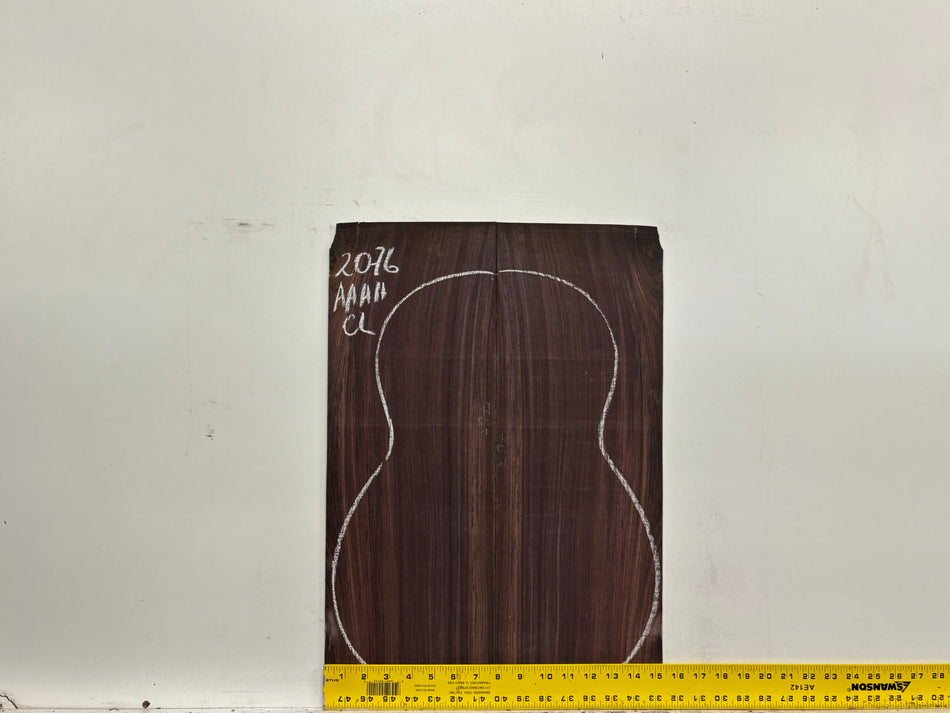 East Indian Rosewood Classical AAAA Grade Guitar Back & Side Set #2076 - Exotic Wood Zone