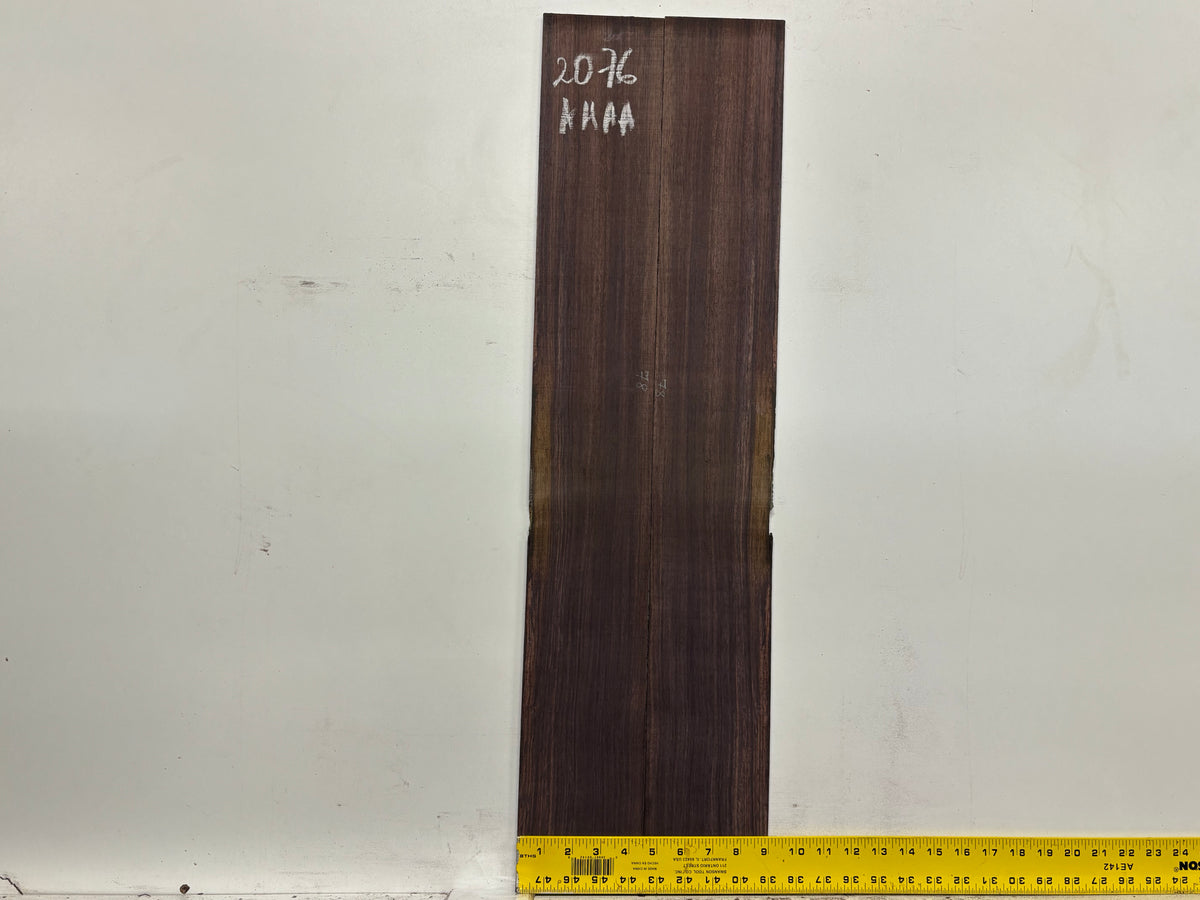 East Indian Rosewood Classical AAAA Grade Guitar Back & Side Set #2076 - Exotic Wood Zone