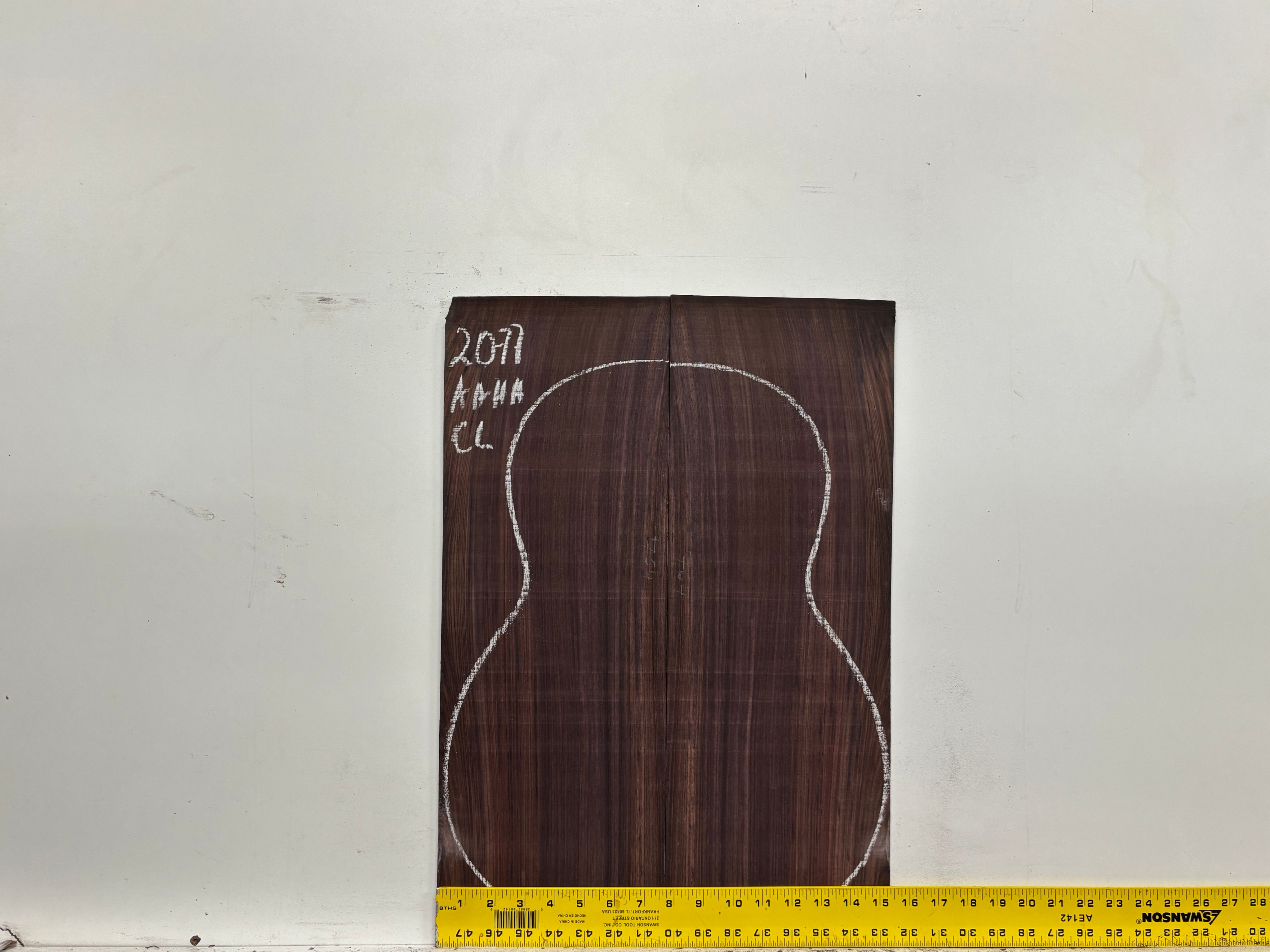East Indian Rosewood Classical AAAA Grade Guitar Back & Side Set #2077 - Exotic Wood Zone