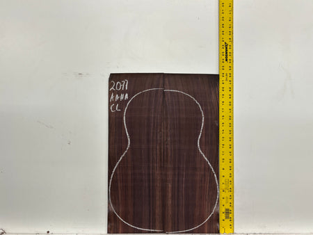 East Indian Rosewood Classical AAAA Grade Guitar Back & Side Set #2077 - Exotic Wood Zone