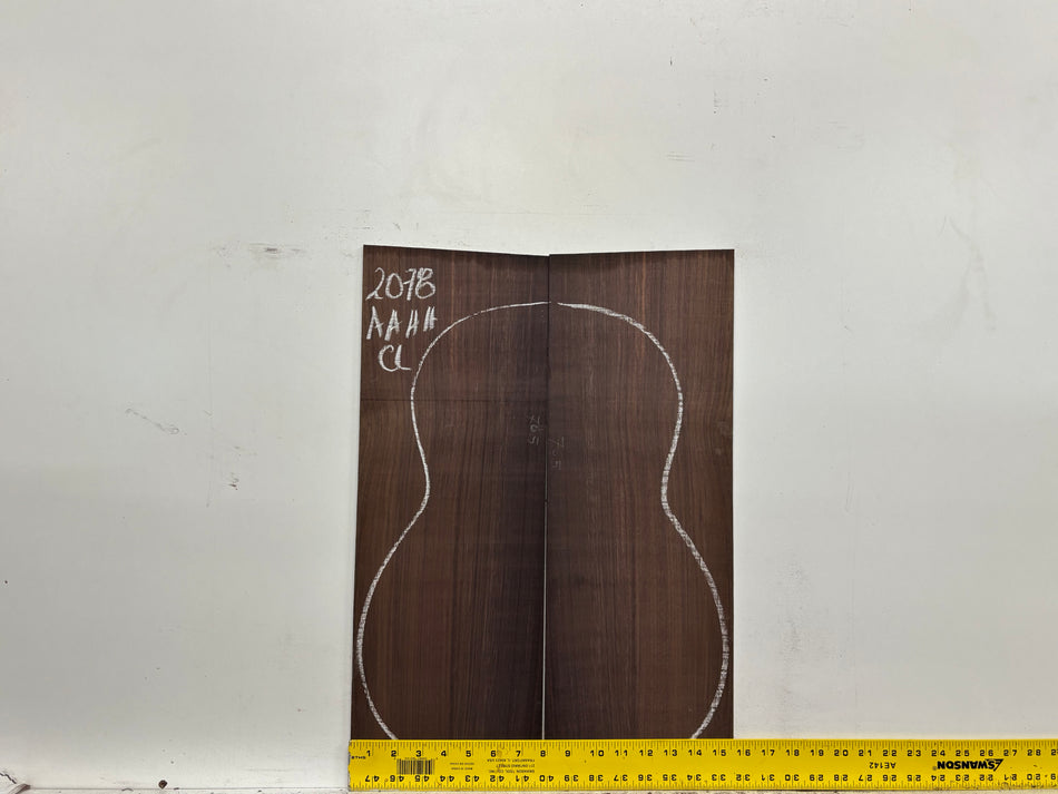 East Indian Rosewood Classical AAAA Grade Guitar Back & Side Set #2078 - Exotic Wood Zone