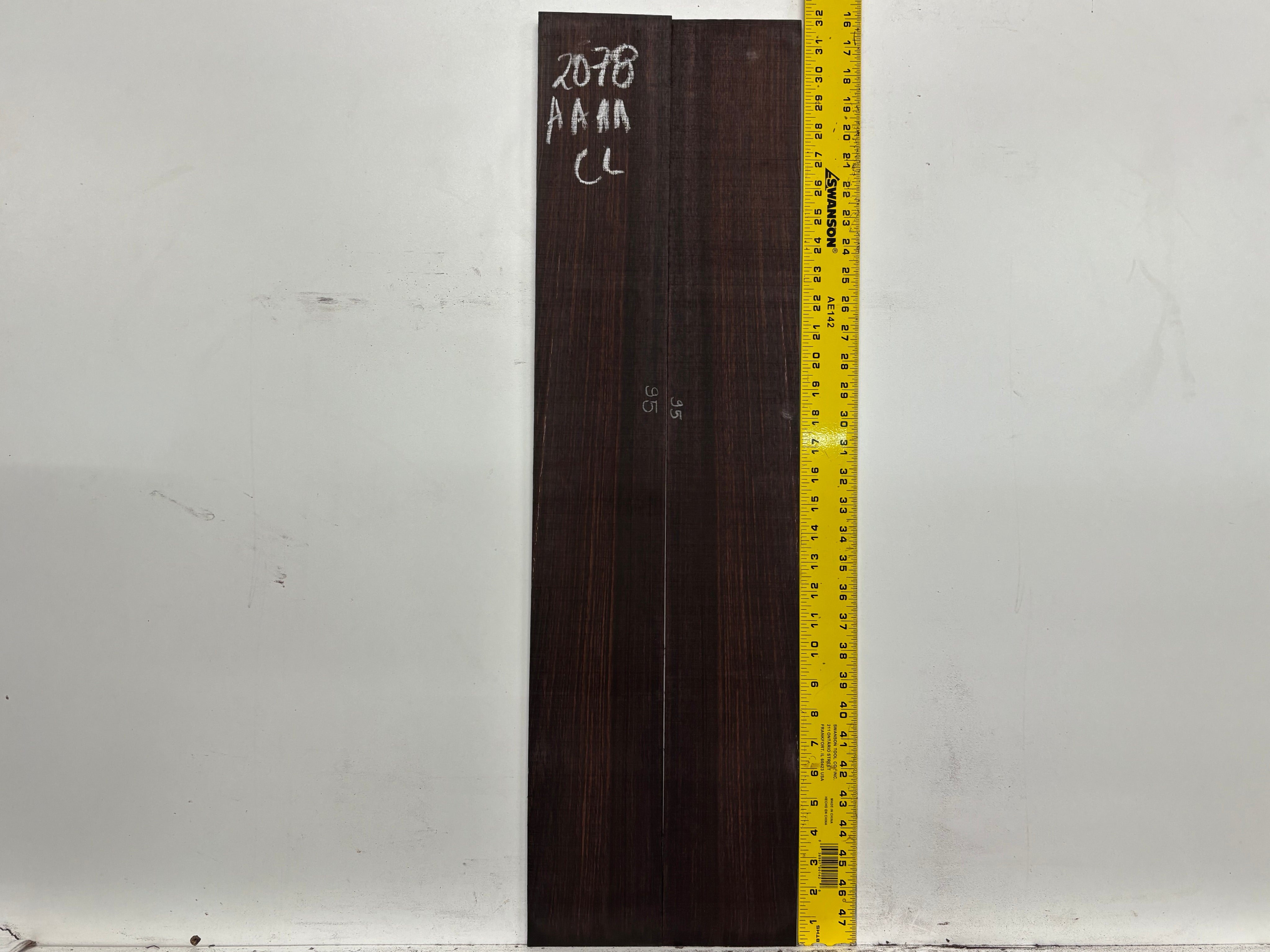 East Indian Rosewood Classical AAAA Grade Guitar Back & Side Set #2078 - Exotic Wood Zone