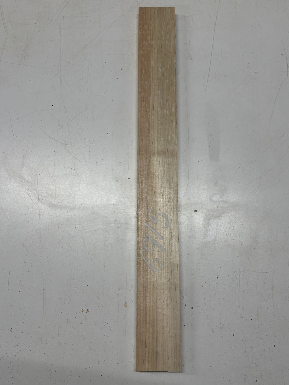 1 Piece, Hard Maple Thin Stock Lumber 27"x2-7/8"x3/4"#6915