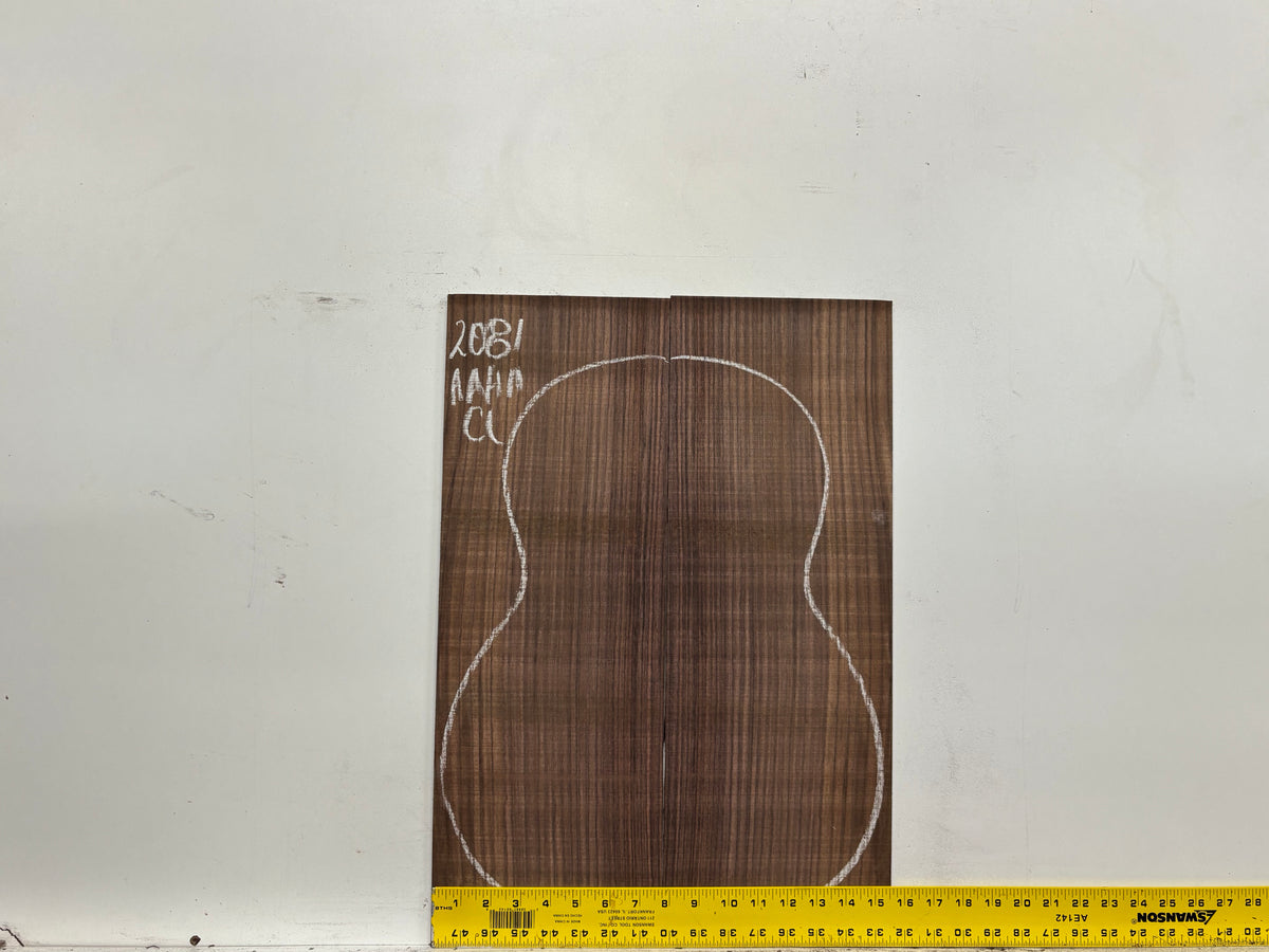 East Indian Rosewood Classical AAAA Grade Guitar Back & Side Set #2081 - Exotic Wood Zone