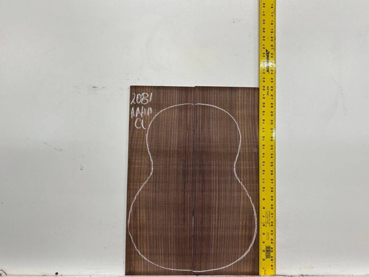 East Indian Rosewood Classical AAAA Grade Guitar Back & Side Set #2081 - Exotic Wood Zone