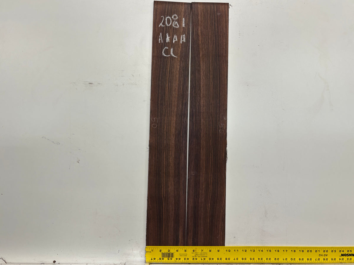 East Indian Rosewood Classical AAAA Grade Guitar Back & Side Set #2081 - Exotic Wood Zone