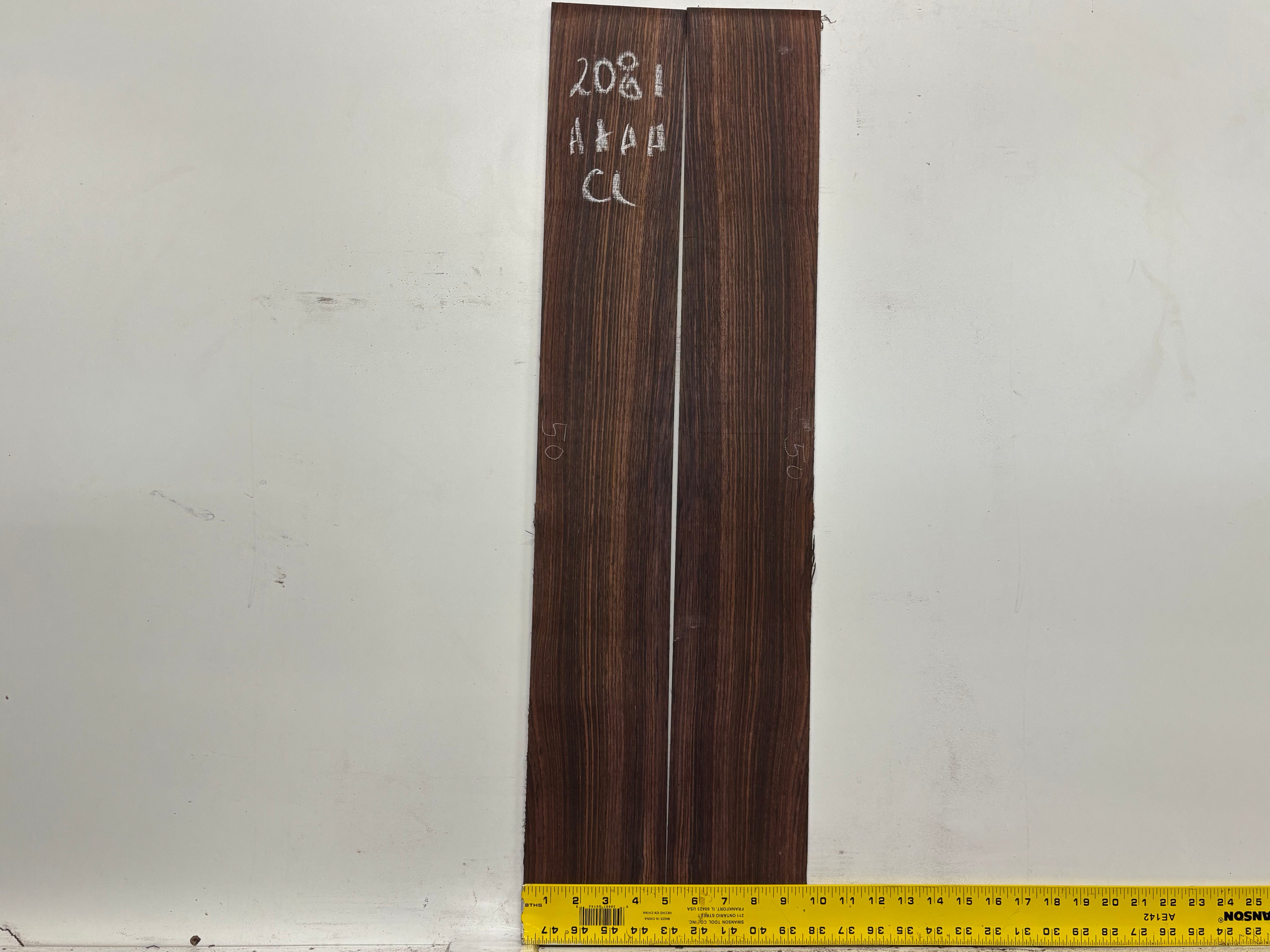 East Indian Rosewood Classical AAAA Grade Guitar Back & Side Set #2081 - Exotic Wood Zone