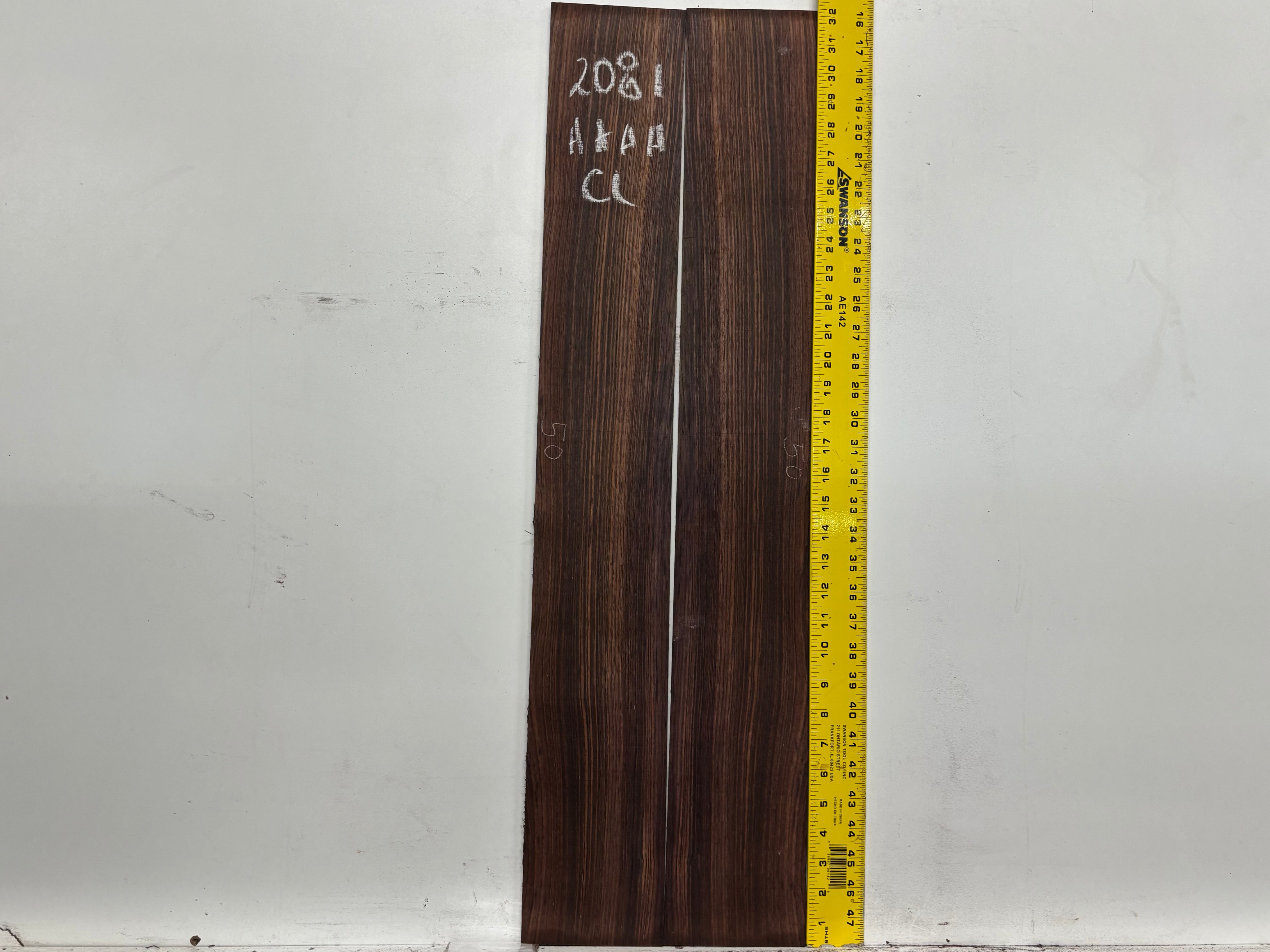 East Indian Rosewood Classical AAAA Grade Guitar Back & Side Set #2081 - Exotic Wood Zone