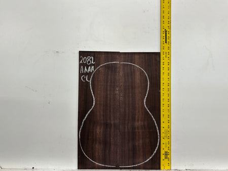 East Indian Rosewood Classical AAAA Grade Guitar Back & Side Set #2082 - Exotic Wood Zone