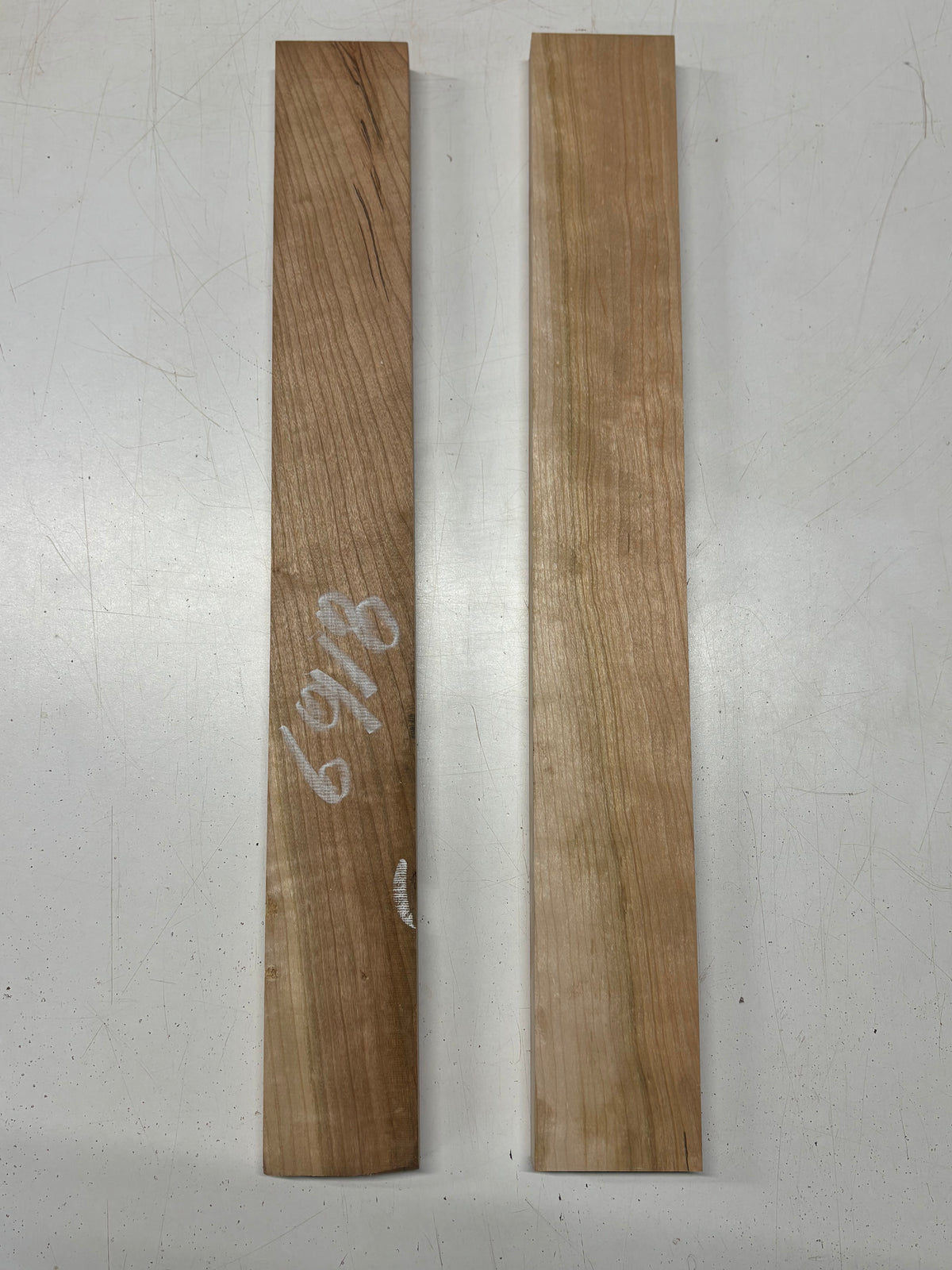 2 Pack, Cherry Thin Stock Lumber 24"x3"x1" , 24"x3-1/8"x1"#6918 - Exotic Wood Zone