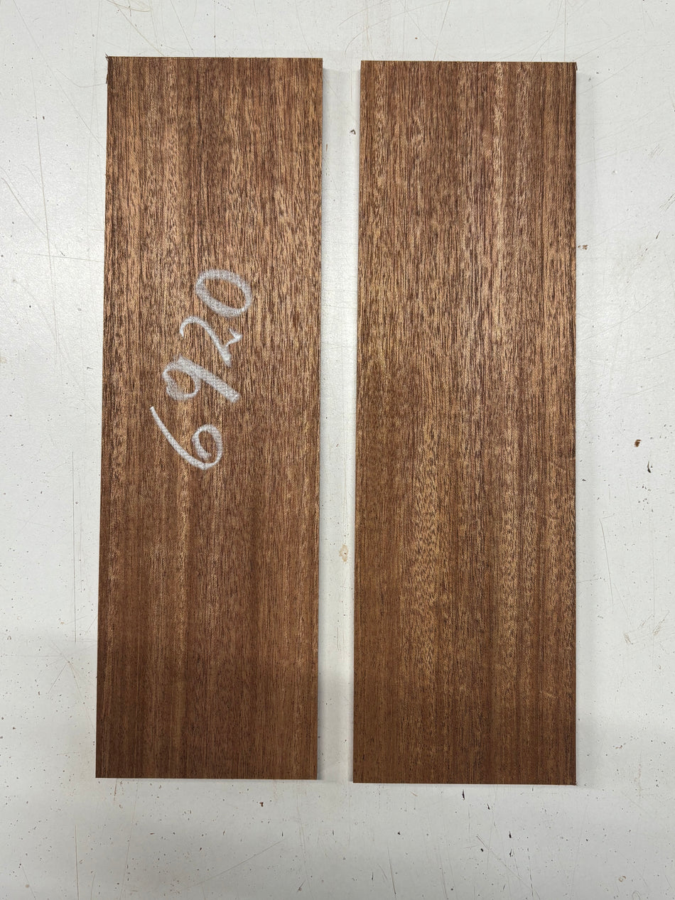 2 Pack, African Mahogany Thin Stock Lumber 15"x4-1/2"x3/8"#6920
