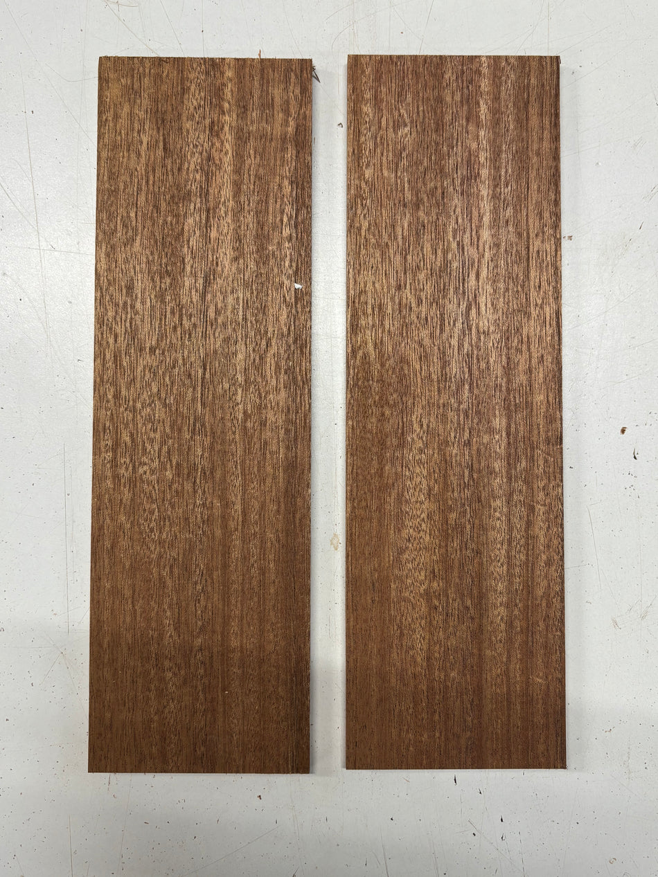 2 Pack, African Mahogany Thin Stock Lumber 15"x4-1/2"x3/8"#6920