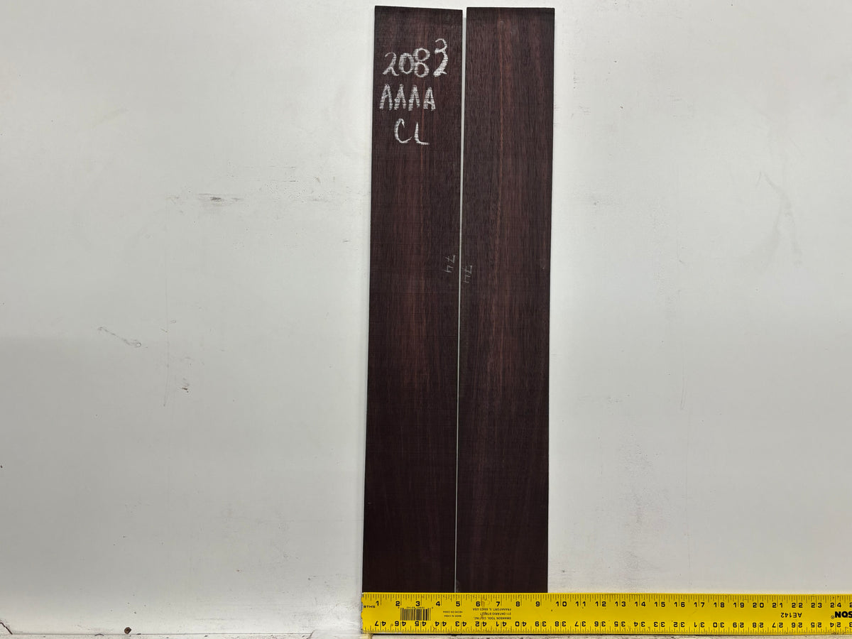East Indian Rosewood Classical AAAA Grade Guitar Back & Side Set #2083 - Exotic Wood Zone