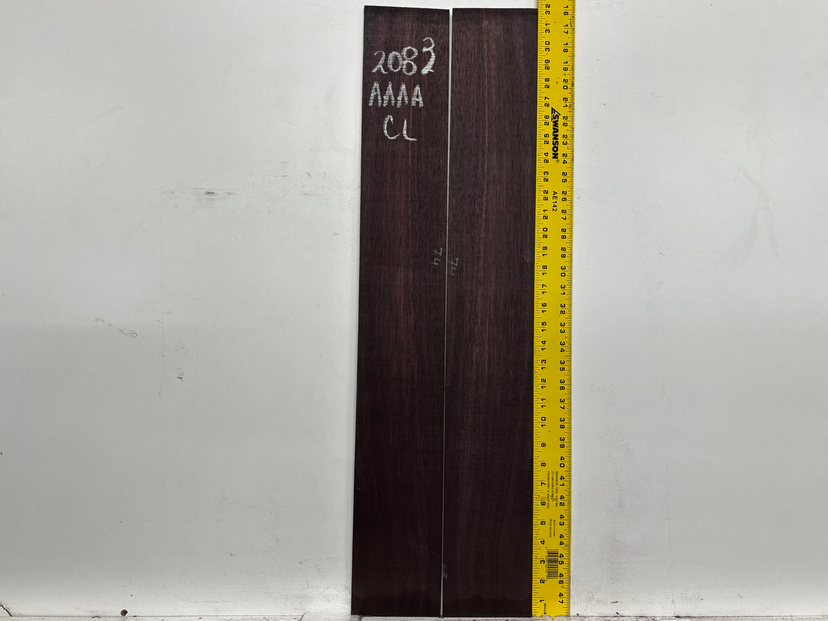 East Indian Rosewood Classical AAAA Grade Guitar Back & Side Set #2083 - Exotic Wood Zone