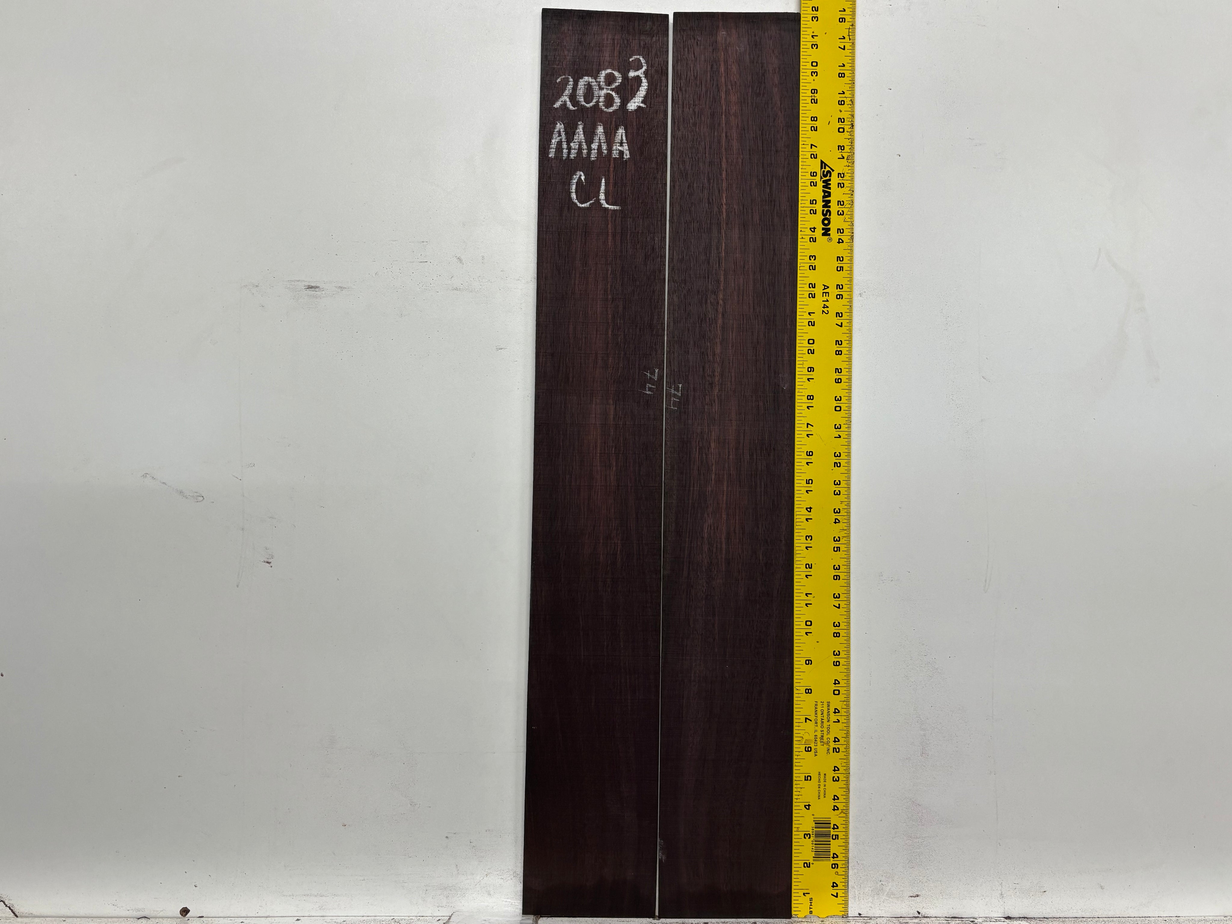 East Indian Rosewood Classical AAAA Grade Guitar Back & Side Set #2083 - Exotic Wood Zone