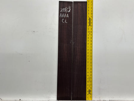East Indian Rosewood Classical AAAA Grade Guitar Back & Side Set #2083 - Exotic Wood Zone