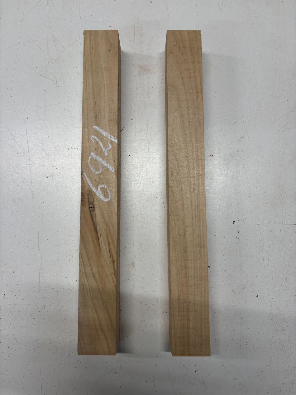 2 Pack, Hard Maple Turning Wood Blanks 18"x2"x1-7/8"#6921