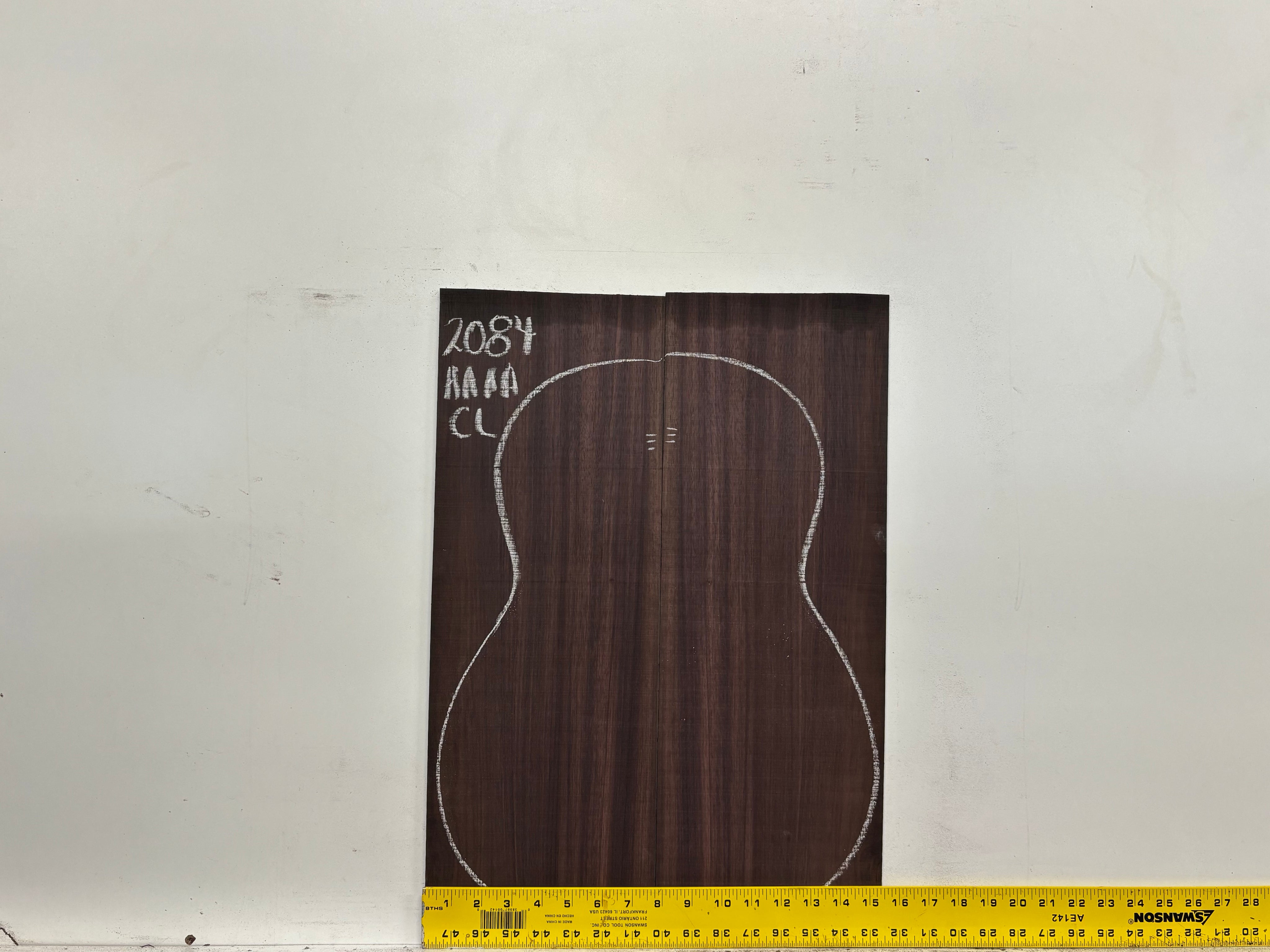 East Indian Rosewood Classical AAAA Grade Guitar Back & Side Set #2084 - Exotic Wood Zone