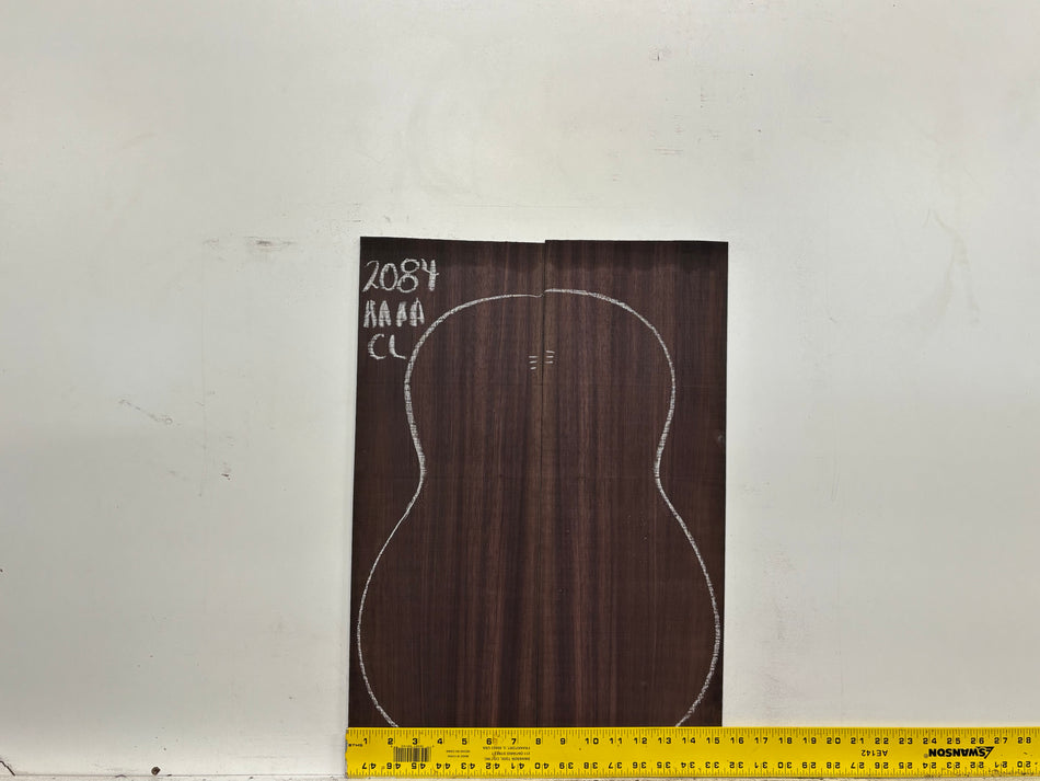 East Indian Rosewood Classical AAAA Grade Guitar Back & Side Set #2084 - Exotic Wood Zone
