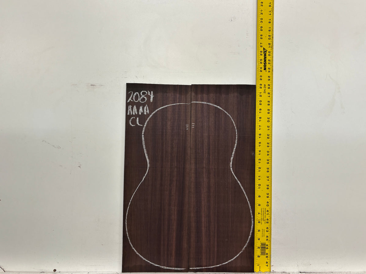 East Indian Rosewood Classical AAAA Grade Guitar Back & Side Set #2084 - Exotic Wood Zone