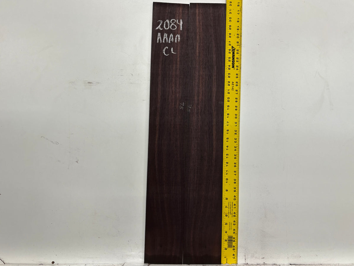 East Indian Rosewood Classical AAAA Grade Guitar Back & Side Set #2084 - Exotic Wood Zone