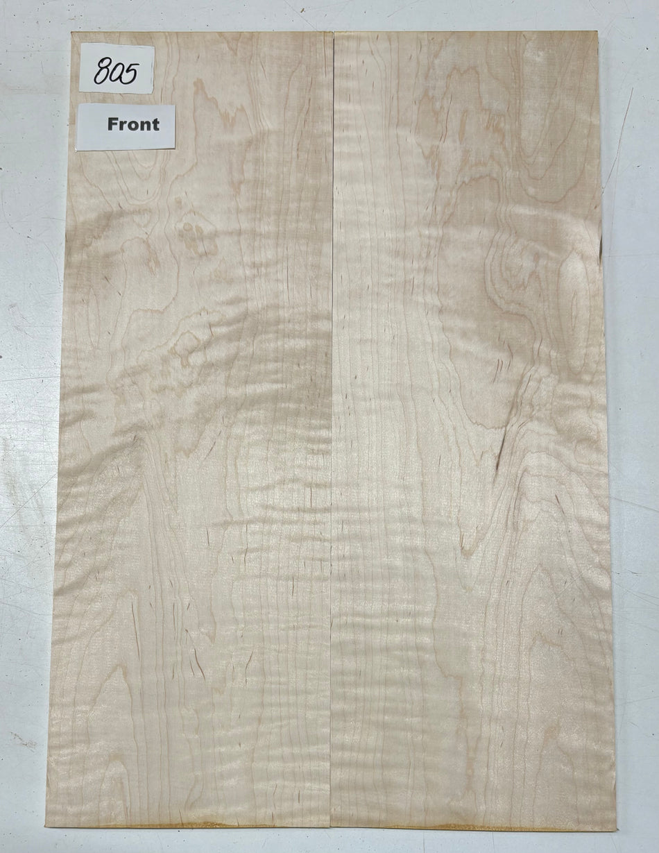 Flame Hard Maple Guitar Drop Top- 21" x 7-1/8" x 1/4" #805