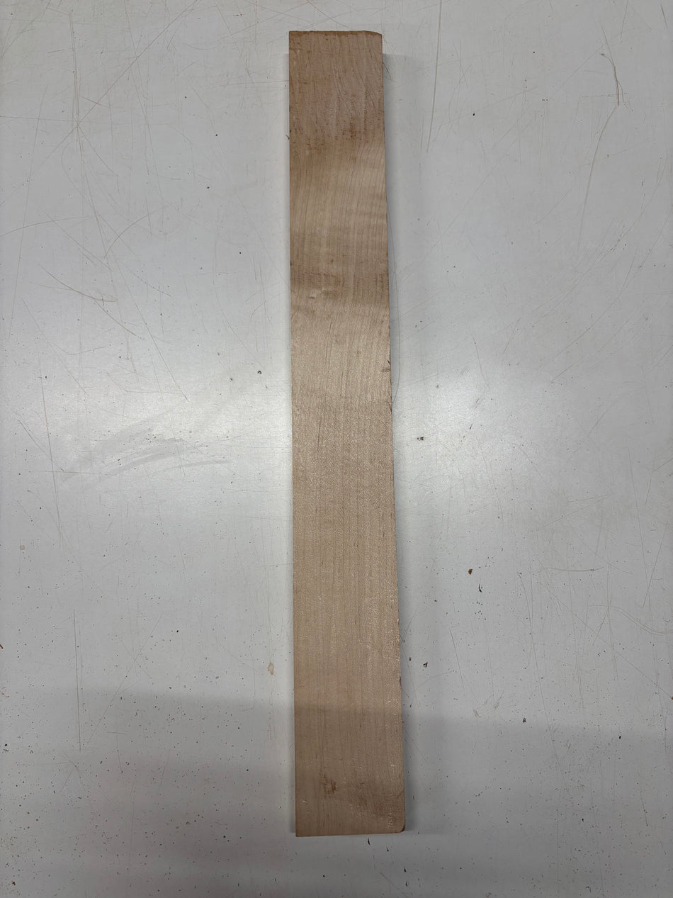 1 Piece, Flame Hard Maple Guitar Neck Blank  24"x3"x1"#6922