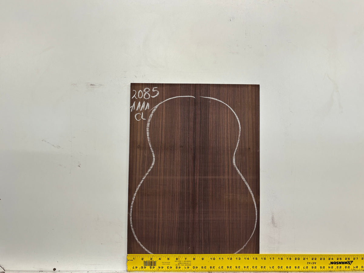 East Indian Rosewood Classical AAAA Grade Guitar Back & Side Set #2085 - Exotic Wood Zone