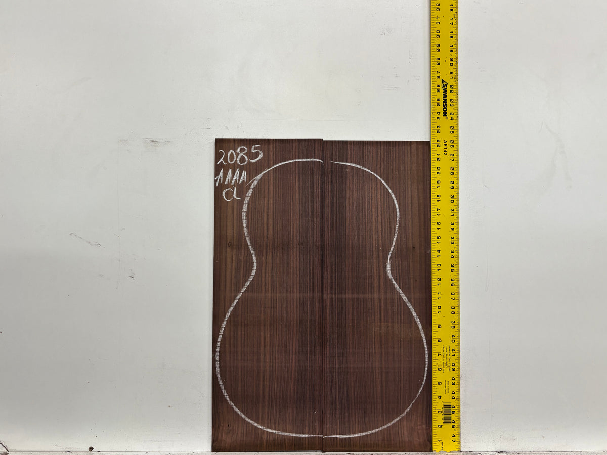 East Indian Rosewood Classical AAAA Grade Guitar Back & Side Set #2085 - Exotic Wood Zone