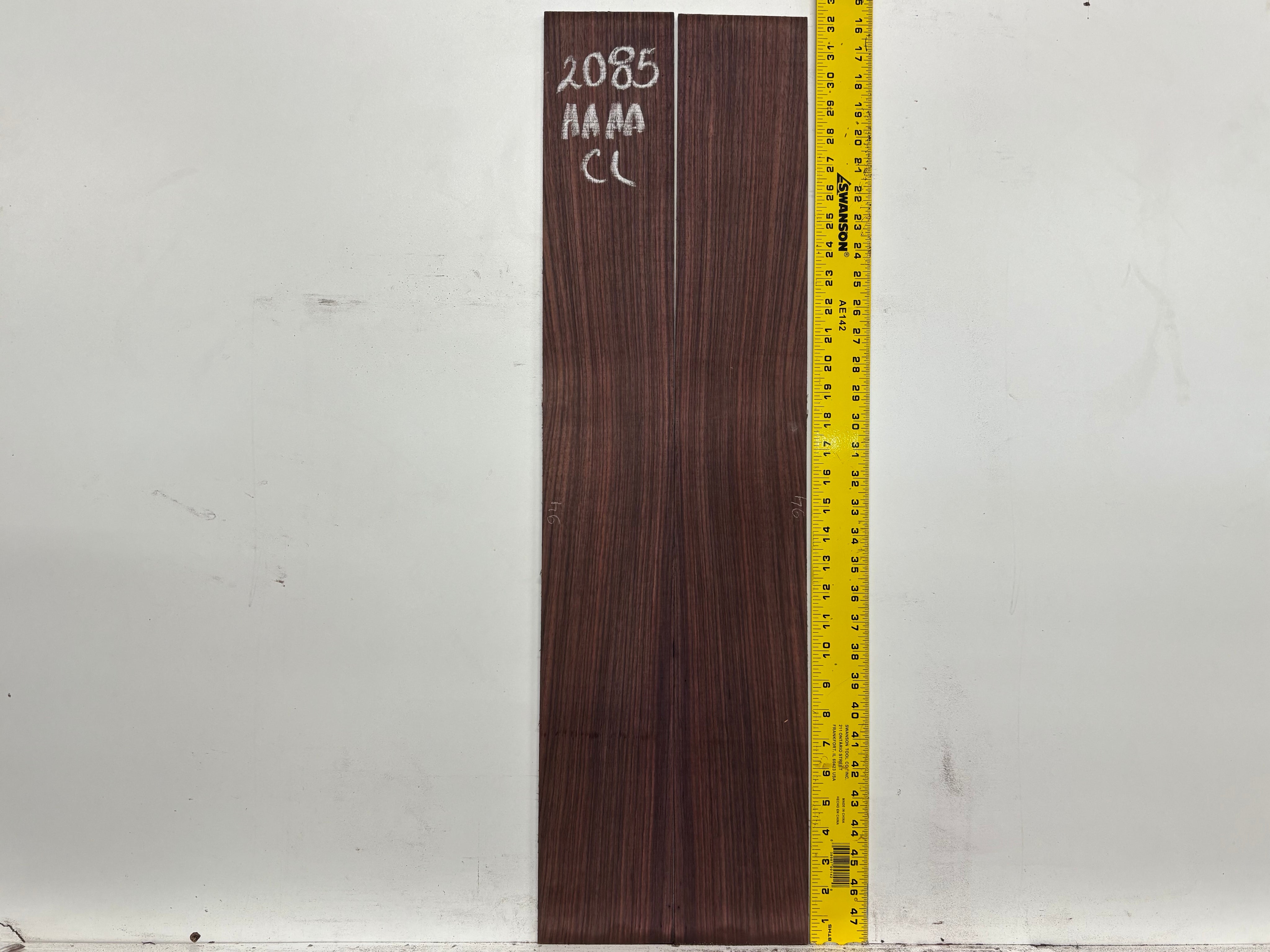 East Indian Rosewood Classical AAAA Grade Guitar Back & Side Set #2085 - Exotic Wood Zone