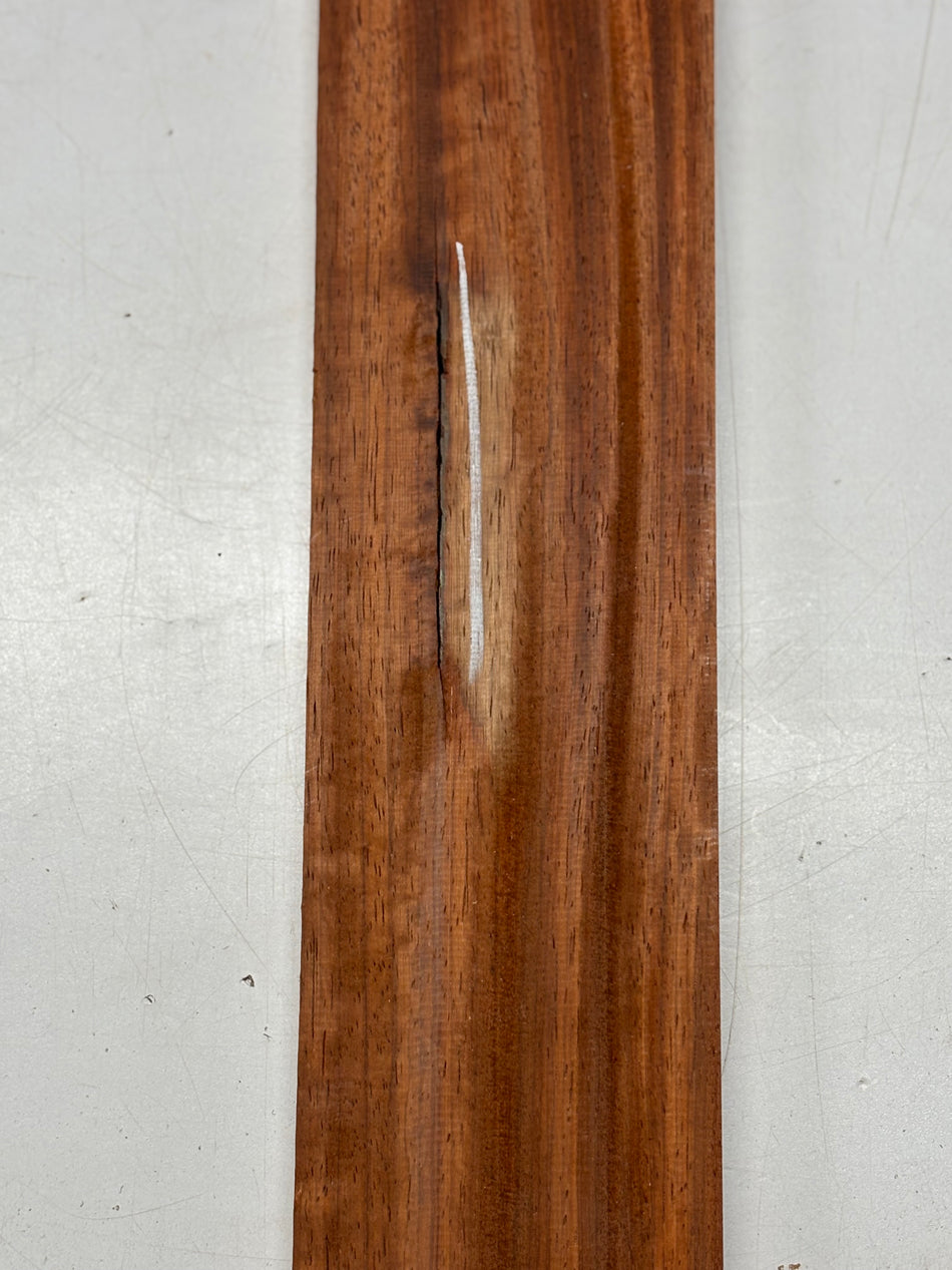 1 Piece, Padauk Thin Stock Lumber 29"x3-3/4"x3/4"#6924