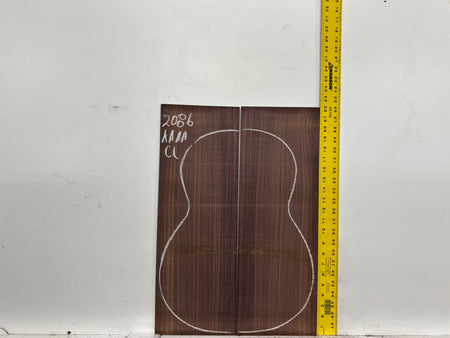 East Indian Rosewood Classical AAAA Grade Guitar Back & Side Set #2086 - Exotic Wood Zone